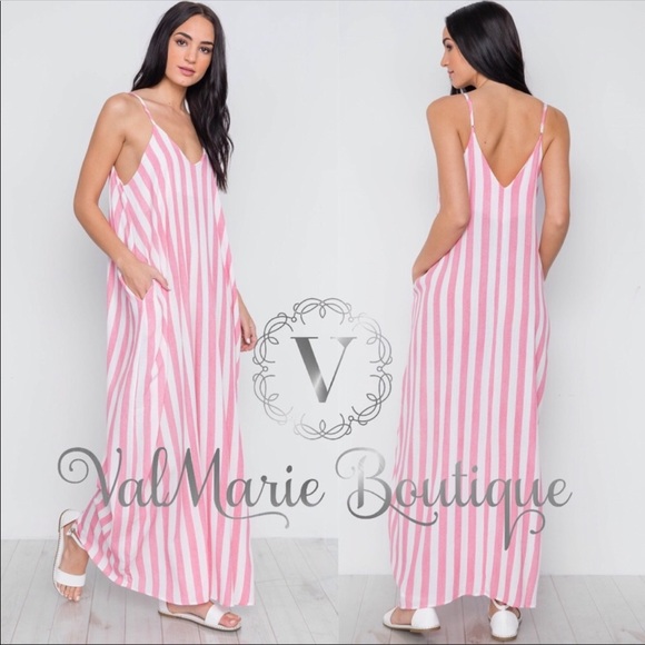 Summer Maxi cami oversized pocket dress - Picture 6 of 6